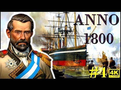 ANNO 1800 EP-4 FR 4K. Une vengeance, des bataille naval, de l’artisanat.