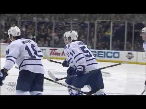 Jake Gardiner Scores  - Sabres @ Leafs - 04/03/2012