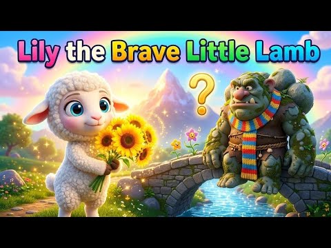 The Brave Little Lamb and the Grumpy Mountain Troll 🐑⛰️ | English Moral Stories | Bedtime Stories