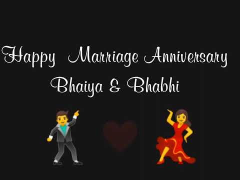 Happy Marriage Anniversary #Bhaiya & #Bhabhi #anniversary #wishes #bhaiyabhabhi