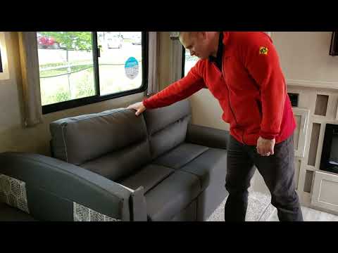 Catalina Legacy Series Tri Fold Sofa @ Ottawa's #1 Rv Store Primo Rv Center