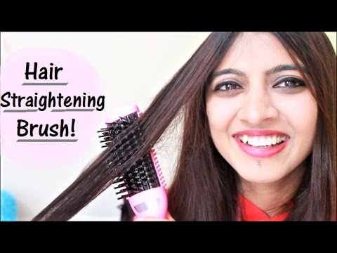 Hair straightening brush - safe hair straightening at home (...