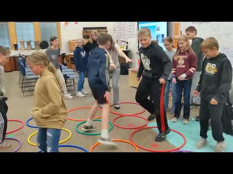 Mrs. Tiefel's Music Class Loves Jumping Through Hoops!