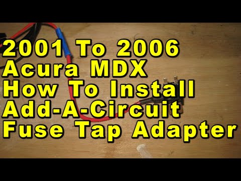 2001 To 2006 Acura MDX How To Install Add A Circuit Fuse Tap Adapter For Bluetooth USB Adapter