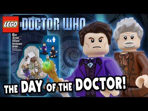 LEGO Doctor Who - The Day of the Doctor - Minifigure Accessory Set! 60th Anniversary Custom Sets!
