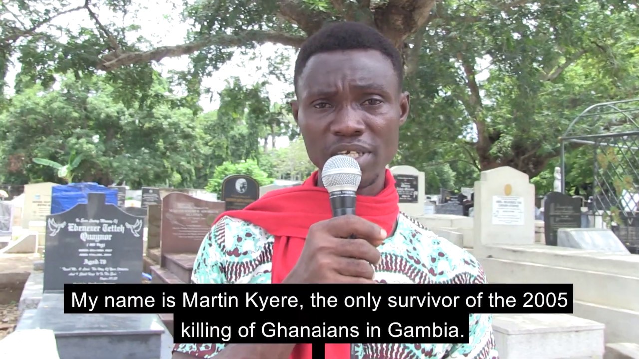 WATCH: Martin Kyere Survivor of the 2005 killing of Ghanaians in Gambia