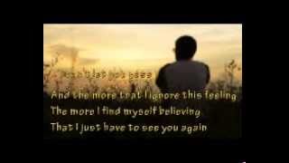 Afraid For Love to Fade (lyrics) _ The Company