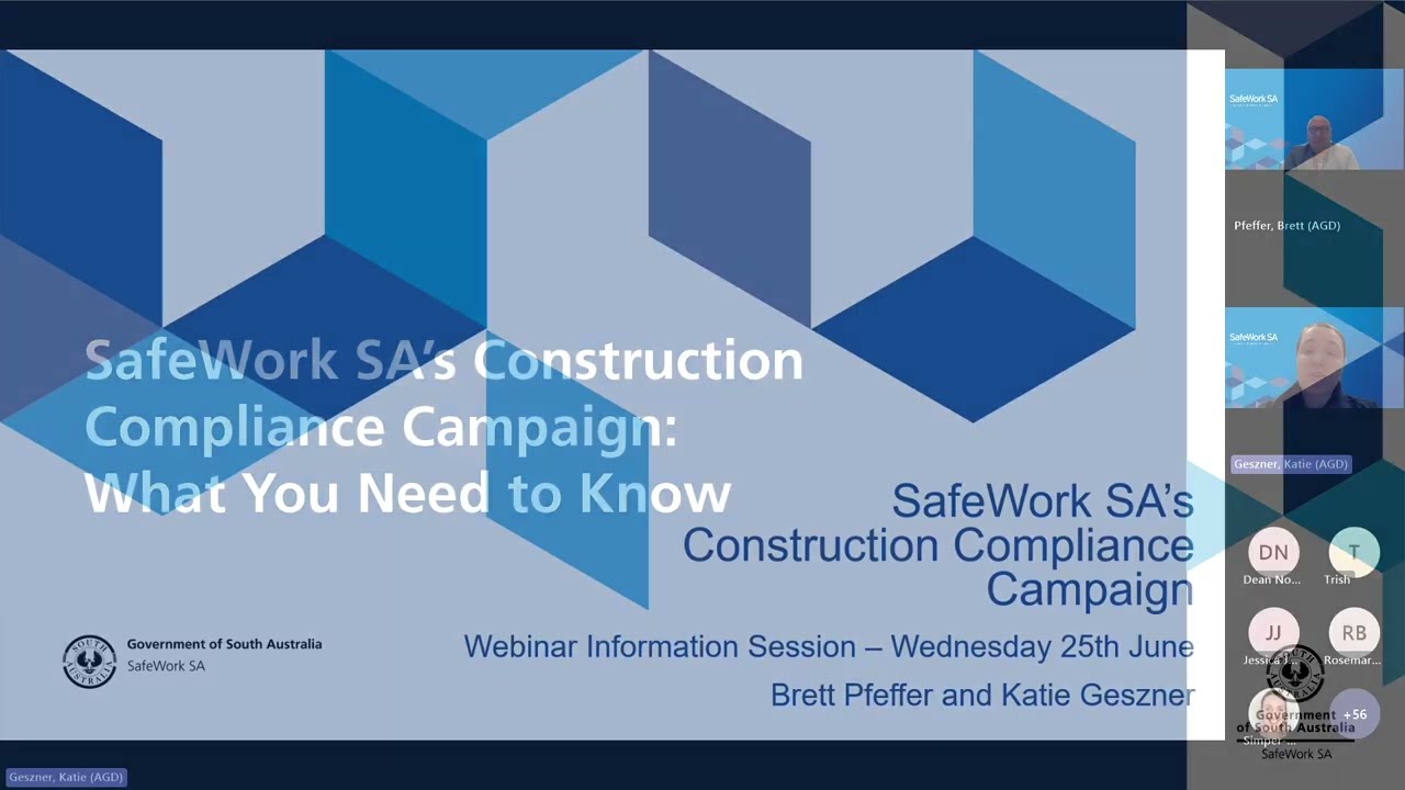 SafeWork SA’s Construction Compliance Campaign: What You Need to Know