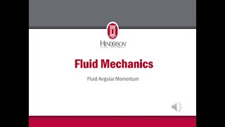 Fluid Mechanics Chapter 6 Lecture 2