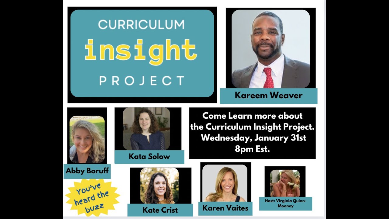 Curriculum Insight Project launch