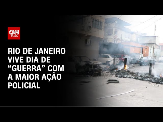 "Zona de guerra": entenda como fica o Rio de Janeiro após megaoperação | CNN NOVO DIA