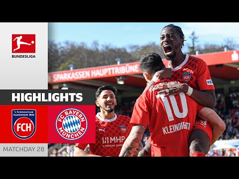 Resumen de Heidenheim vs Bayern München Jornada 28
