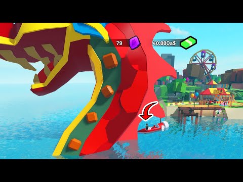 I CAUGHT CAROUSEL LEVIATHAN! 1 in 75 BILLION! (Go Fishing) | Roblox