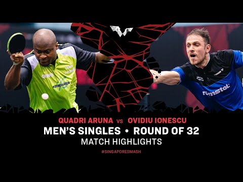 Quadri Aruna vs Ovidiu Ionescu | MS R32 | Singapore Smash 2024