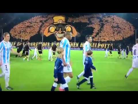 BEST CHOREO in Champions League - Borussia Dortmund - FC Malaga - 09.04.2013 - Viertelfinale