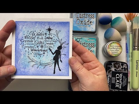 Tia in the Wintertime by Karen Telfer - A Lavinia Stamps Tutorial