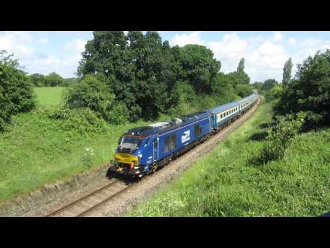 DRS Class 68 Thrash & Tones - 68026 1Z48, Coote Ln (Farington) 15/06/17