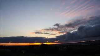 preview picture of video 'Berwick-Upon-Tweed Sunset Time-Lapse 26/08/2014'