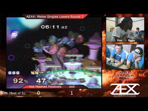 AEX4 Melee Singles Losers Round 7 (Hot Mashed Potatoes vs Jedi)
