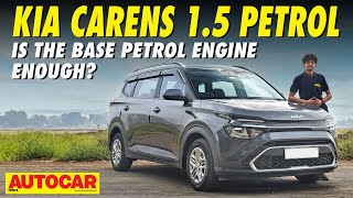 Kia Carens 1.5 petrol manual review - Still want a Maruti Ertiga? | First Drive | @autocarindia1