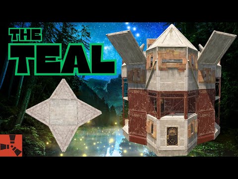 THE TEAL: 1 X 1 Solo/Duo Rust Base with Double Bunker - Medium Cost & Easy to Build