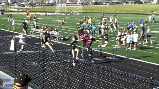 preview picture of video 'Megan winning city JV 55m hurdles'