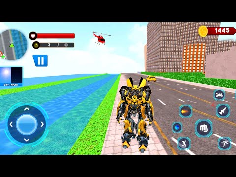 Robot Araba Oyunları - Optimus Multiple Transformation Jet Robot New Map #19 - Android Gameplay