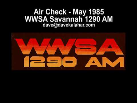 WWSA, Savannah, GA Air-check May 1985 - Dave Kalahar (Kay)