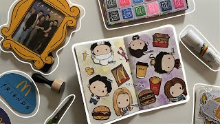 facciamo SCRAPBOOKING con i menu di FRIENDS 🍔🍟