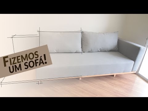 COMO FIZEMOS NOSSO SOFÁ | TRANSFORMAÇÃO DA SALA PEQUENA EP. 08