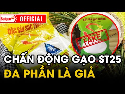 Chiêu trò làm giả gạo ST25 làm loạn thị trường tiêu dùng