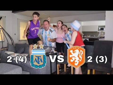Reacción Copa del Mundo: Argentina 2 (4)-(3) 2 Países Bajos || Qatar 2022