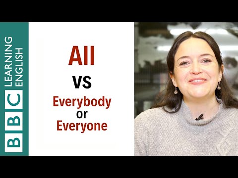 'all'と'everybody'や'everybody'の違いは何ですか？- 一瞬でわかる英語 (What's the difference between 'all' and 'everybody' or 'everyone'? - English In A Minute)