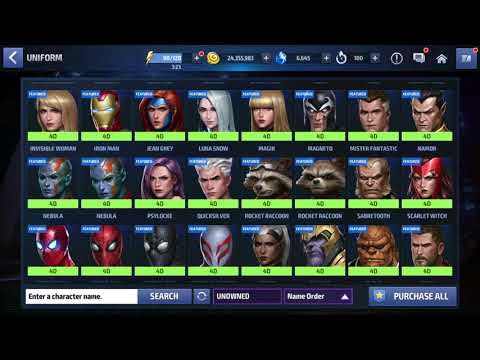 BLACK FRIDAY 2020 | UNIFORM GUIDE | MARVEL FUTURE FIGHT