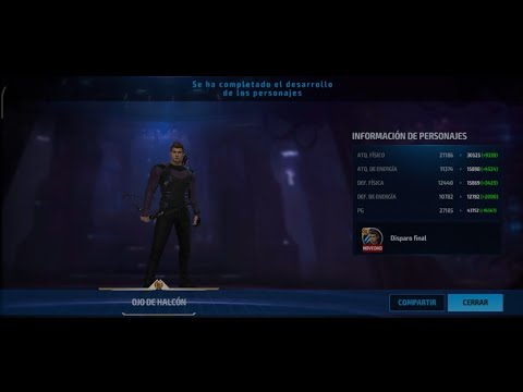 Marvel Future Fight - Hawkeye T3 Review y nuevo uniforme
