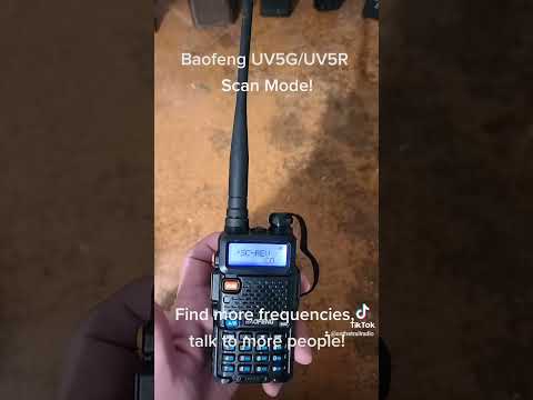 Baofeng UV5G/UV5R Scan mode