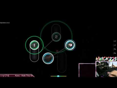 🔴osu! | hvick225 | Kano - Walk This Way!  | 99.82% | 7.32⭐ | FC! |