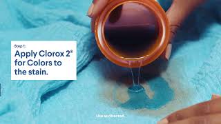 Clorox How to Remove Stains from Colored Clothing with Clorox2
