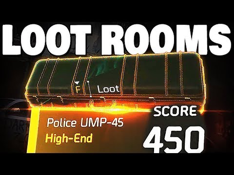 The Division 2 - ALL 6 HIDDEN LOOT ROOMS 500+ HIGH ENDS !!