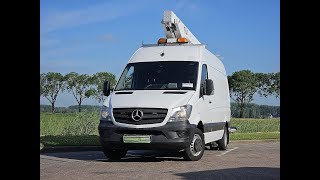 جرثقیل سبد دار یا کابین دار Mercedes-Benz SPRINTER 516 Hoogwerker EURO6 | تصویر 4 - Machineryline