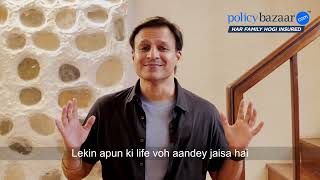 Vivek Oberoi | 1 cr.Term insurance at just Rs. 450/month