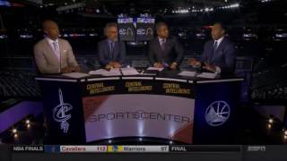 Stephen A. Smith Sweating Over Kyrie & LeBron's Game 5 Performance | LIVE 6 13 16