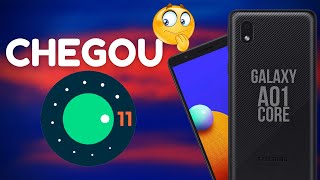 GALAXY A01 CORE DATA DE ATUALIZAO ANDROID 11 !!