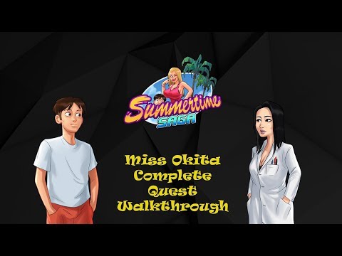 Summertime Saga v 0.15.30 || Miss Okita Complete Quest Walkthrough || 18+