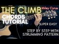 Miley Cyrus - The Climb Chords (Guitar Tutorial)