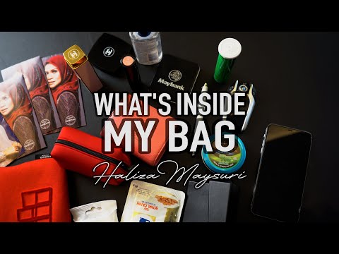 Haliza Maysuri everyday essential! What's inside my bag?  | BAWAL EXCLUSIVE