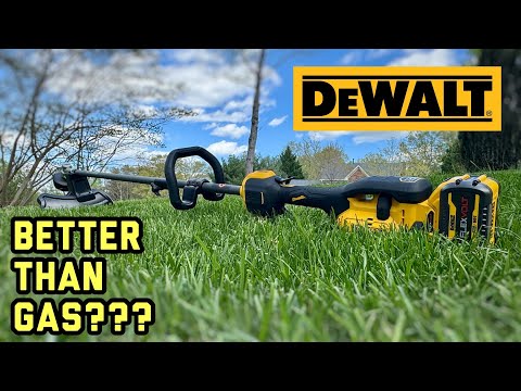 DeWalt 60V String Trimmer - Setup, Review, Upgrade and Gas Comparisons