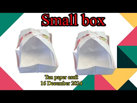 Tutorial ke 110 - origami small basket easy for beginners