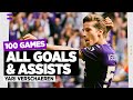 YARI VERSCHAEREN | All goals & assists in his first 100 games