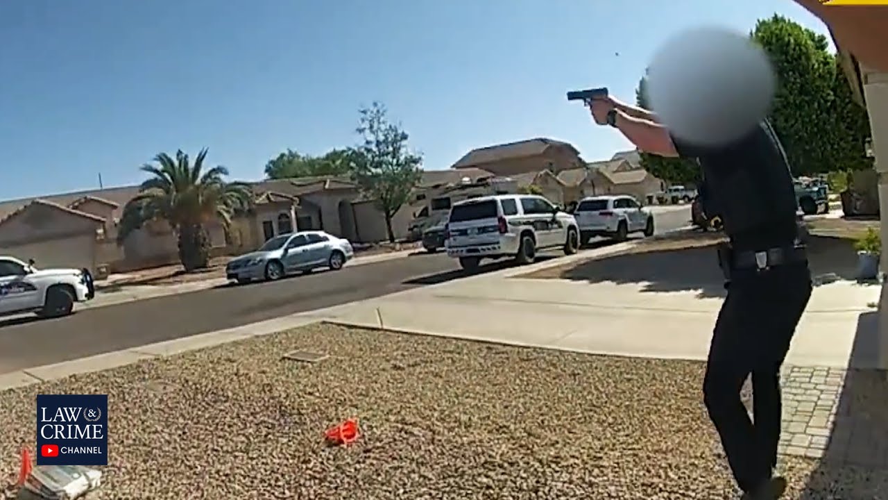 Bodycam Video Shows Police Shootout with Alleged Carjacking Suspect